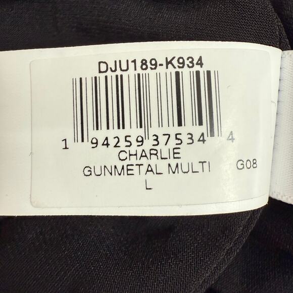 Dress the Population New Charlie Gunmetal Multi Sequined Jumpsuit Size L V-Neck - Picture 10 of 11